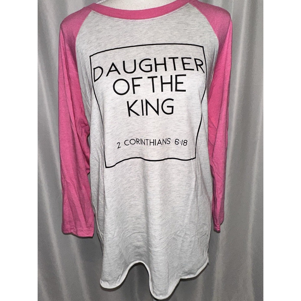 Next Level Graphic T-shirt Size M Daughter of King Christian Long Sleeve Pullove